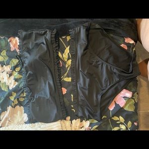 Shein Black Ruffled Bikini